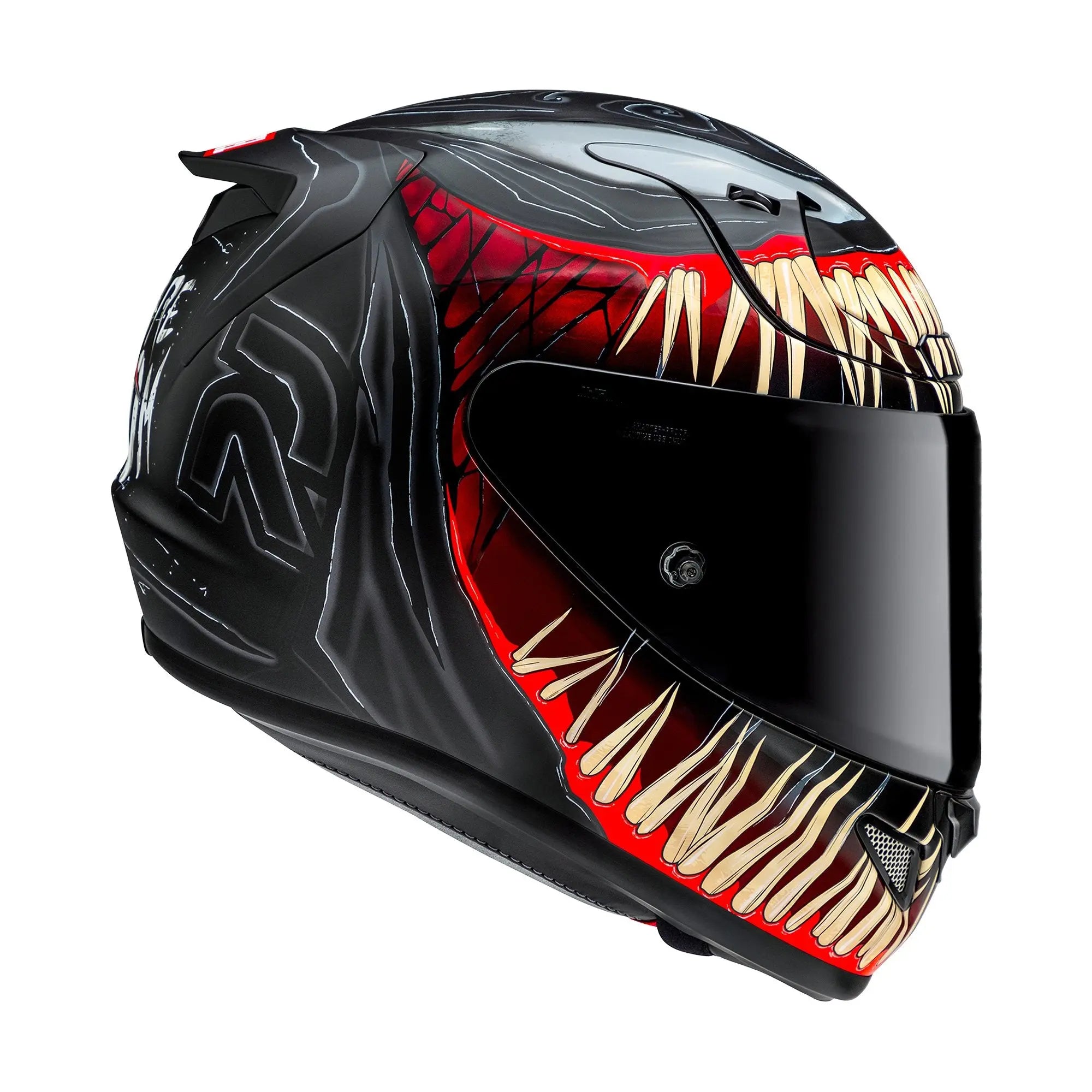 HJC RPHA 12 Venom 3 Marvel MC1SF Black / Red  - FREE UK Shipping, FREE 365 Day Returns | Moto Central