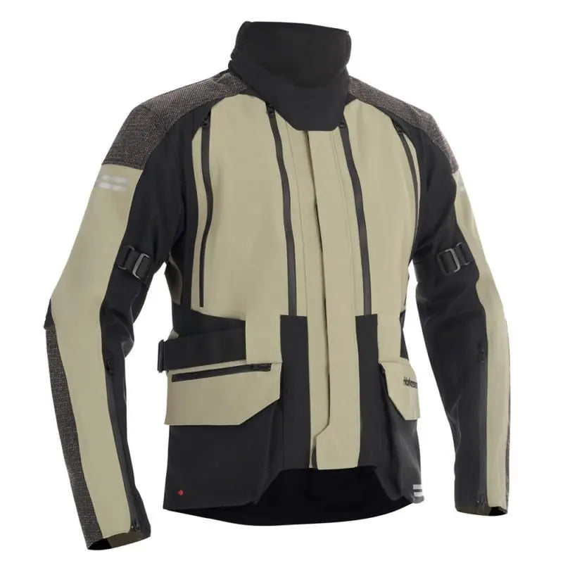 Halvarssons Dalen Textile Jacket Khaki / Black  - FREE UK Shipping, FREE 365 Day Returns | Moto Central