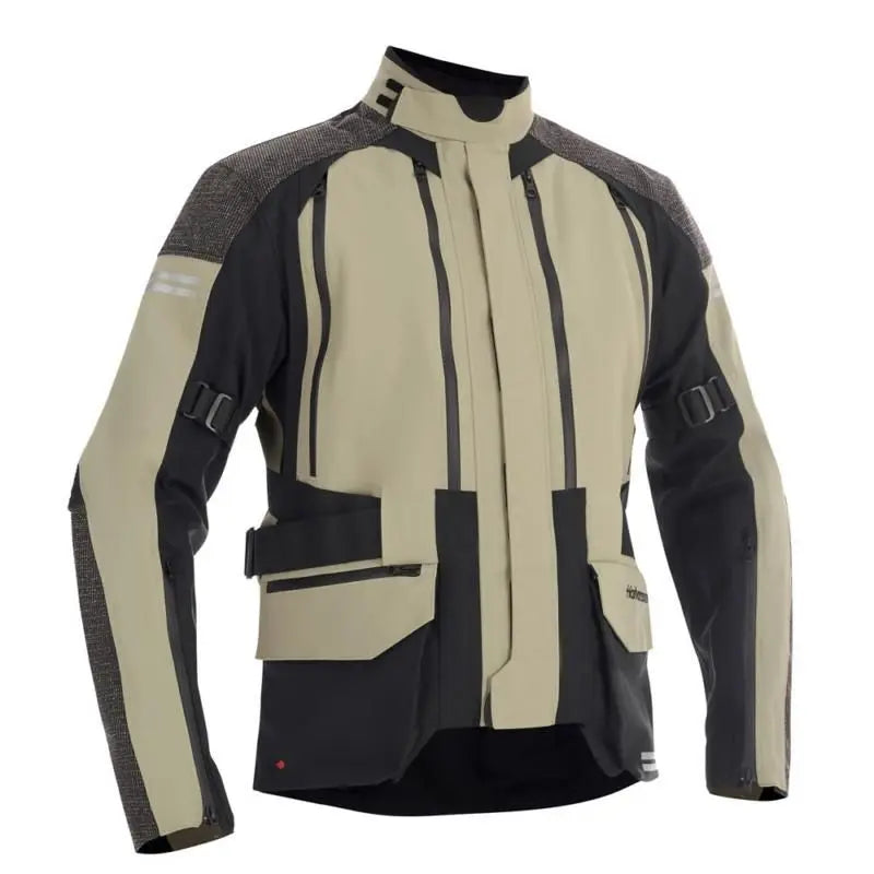 Halvarssons Dalen Textile Jacket Khaki / Black  - FREE UK Shipping, FREE 365 Day Returns | Moto Central