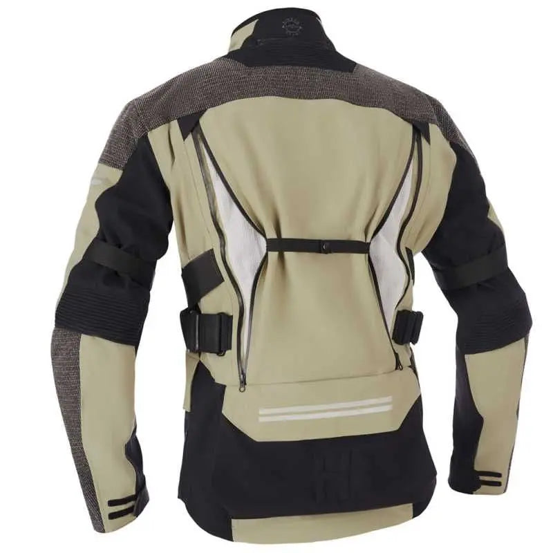 Halvarssons Dalen Textile Jacket Khaki / Black  - FREE UK Shipping, FREE 365 Day Returns | Moto Central