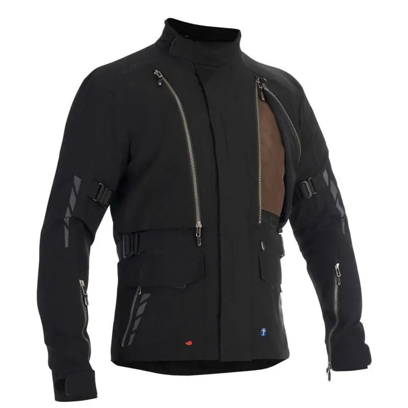 Halvarssons Vinvallen Textile Jacket Black  - FREE UK Shipping, FREE 365 Day Returns | Moto Central