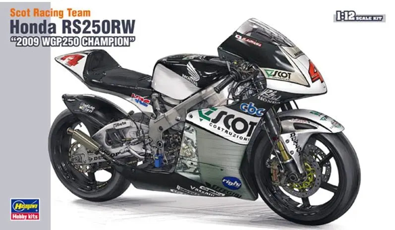 Hasegawa Honda RS 250RW 2009 Scot Racing Team 2009 Champion - 1:12 Model - FREE UK Shipping, FREE 365 Day Returns | Moto Central