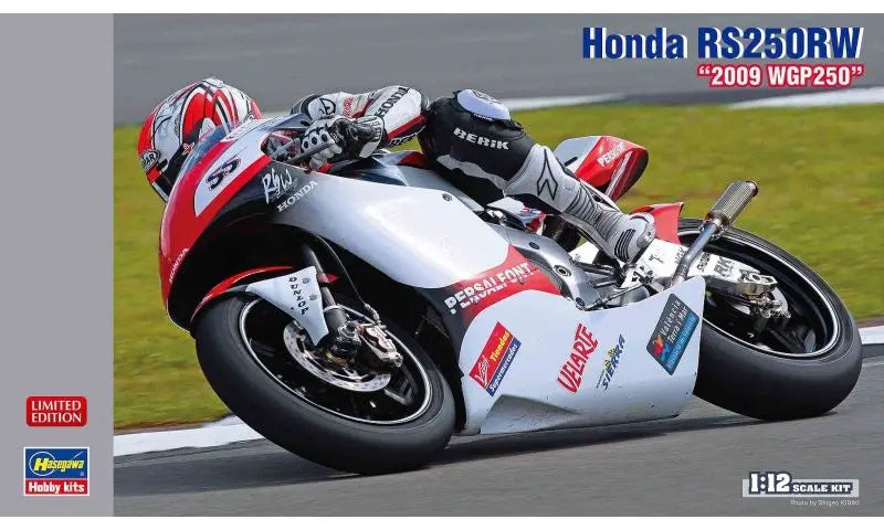 Hasegawa Honda RS250RW 2009 WGP250 - 1:12 Model - FREE UK Shipping, FREE 365 Day Returns | Moto Central