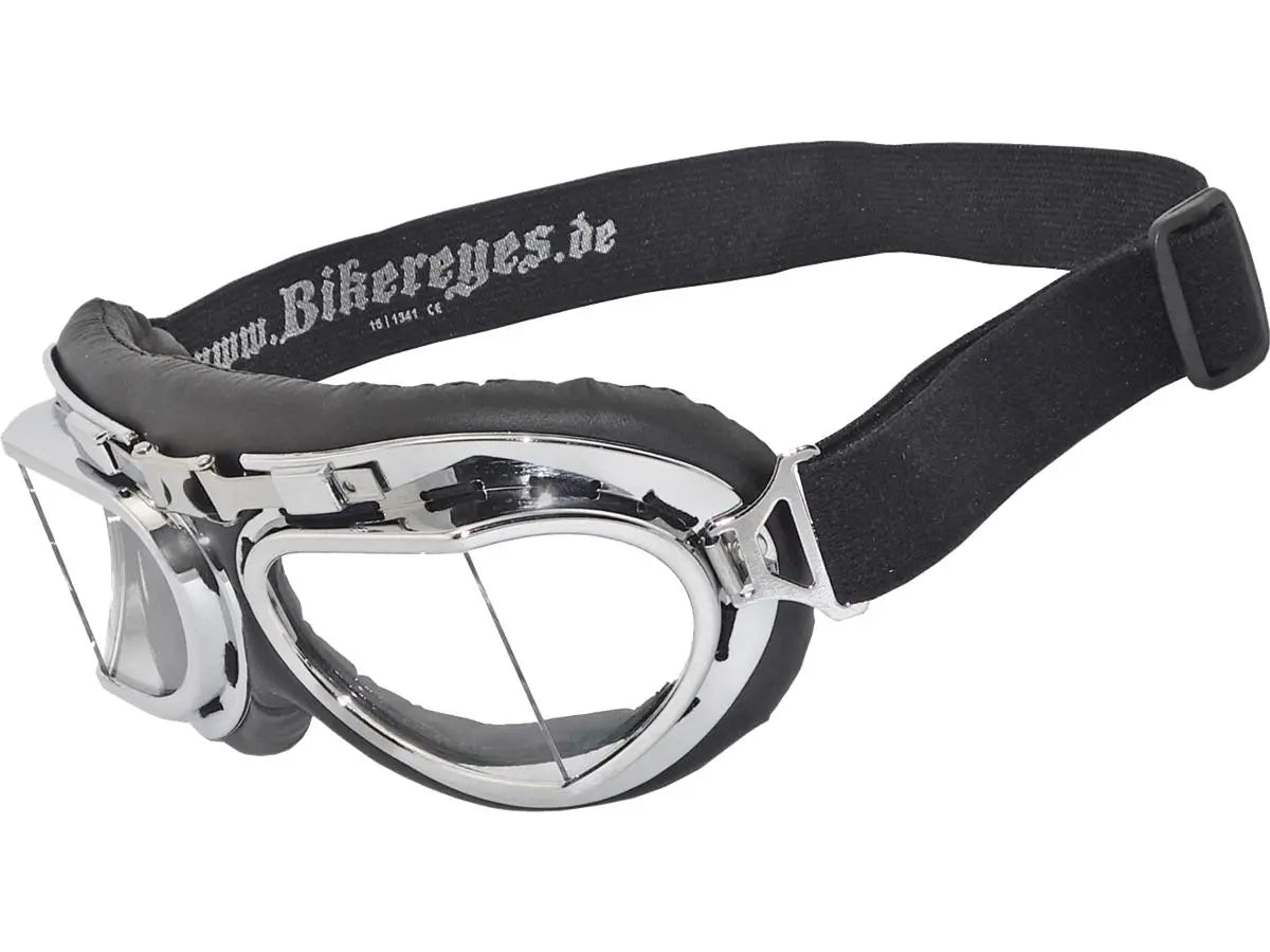 Helly RB-2 Glasses Chrome / Clear  - FREE UK Shipping, FREE 365 Day Returns | Moto Central