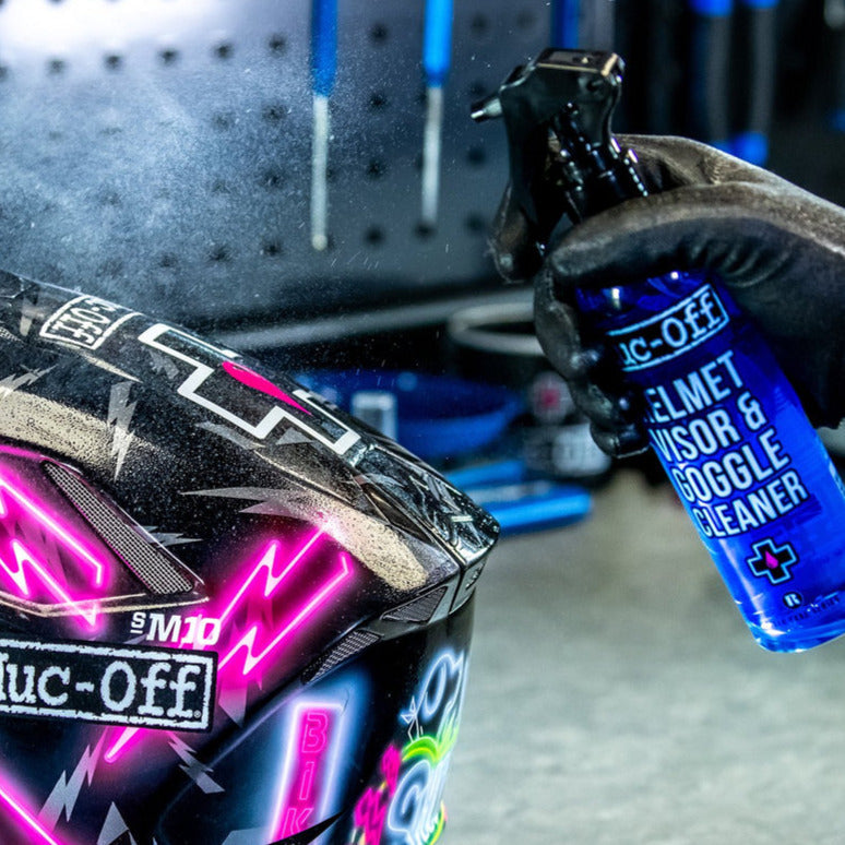 Muc-Off Helmet Visors & Goggles Cleaner - 250ml - FREE UK Shipping, FREE 365 Day Returns | Moto Central