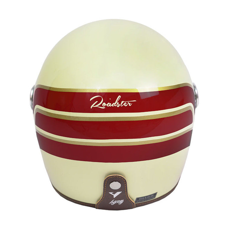 ByCity Roadster 2 R22.06 Full Face Helmet Wing Cream / Red