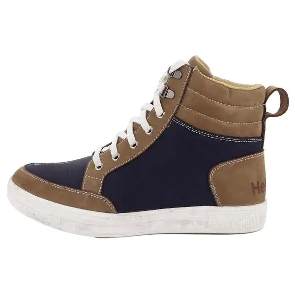 Helstons Osaka Textile Boots Blue / Taupe FREE UK Delivery, FREE 365 Day Returns | Moto Central