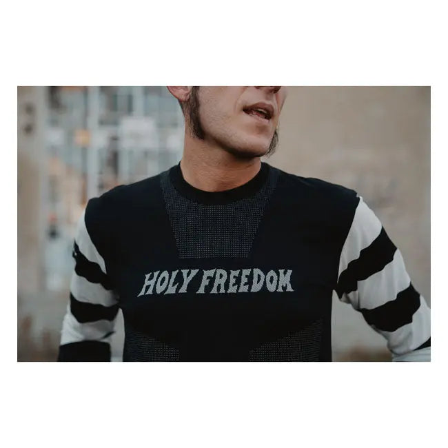 Holy Freedom Gattabuia Long Sleeves T-Shirt Black  - FREE UK Shipping, FREE 365 Day Returns | Moto Central