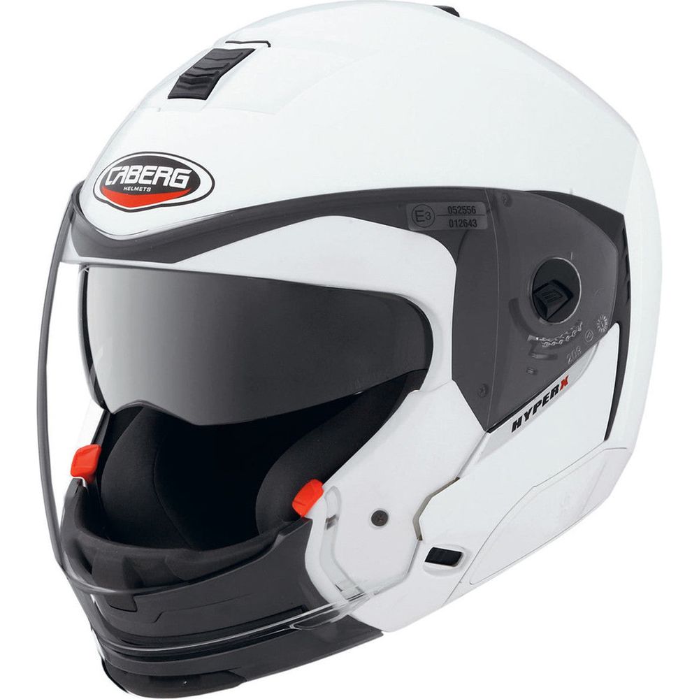 Caberg Hyper X Plain Full Face Helmet Metal White