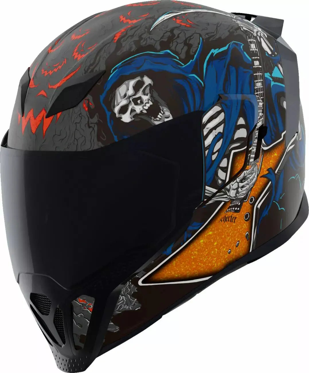 Icon Airflite Trick Or Street 4 Full Face Helmet Black / Multi - FREE UK Shipping, FREE 365 Day Returns | Moto Central