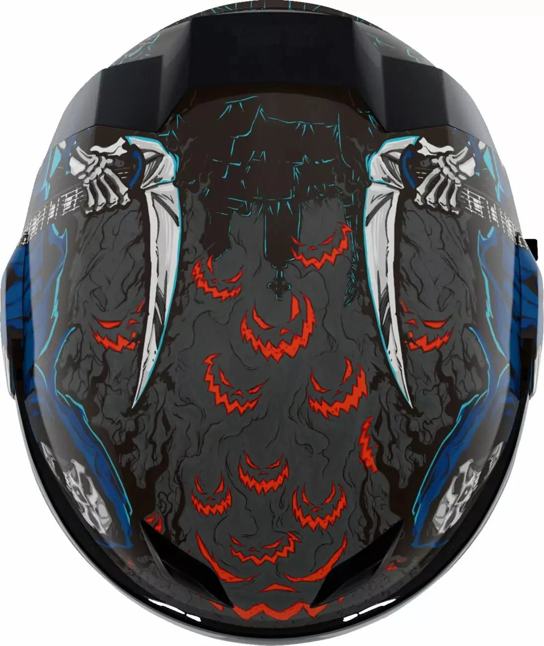 Icon Airflite Trick Or Street 4 Full Face Helmet Black / Multi - FREE UK Shipping, FREE 365 Day Returns | Moto Central