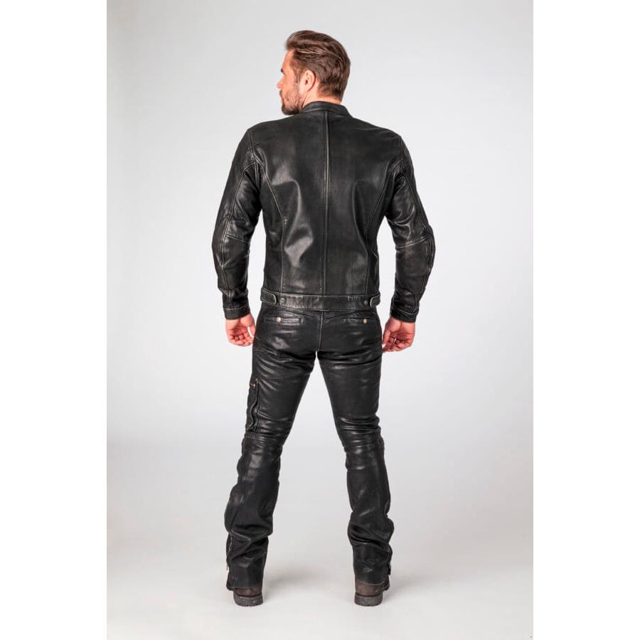 Halvarssons Idre Classic Leather Jacket Black