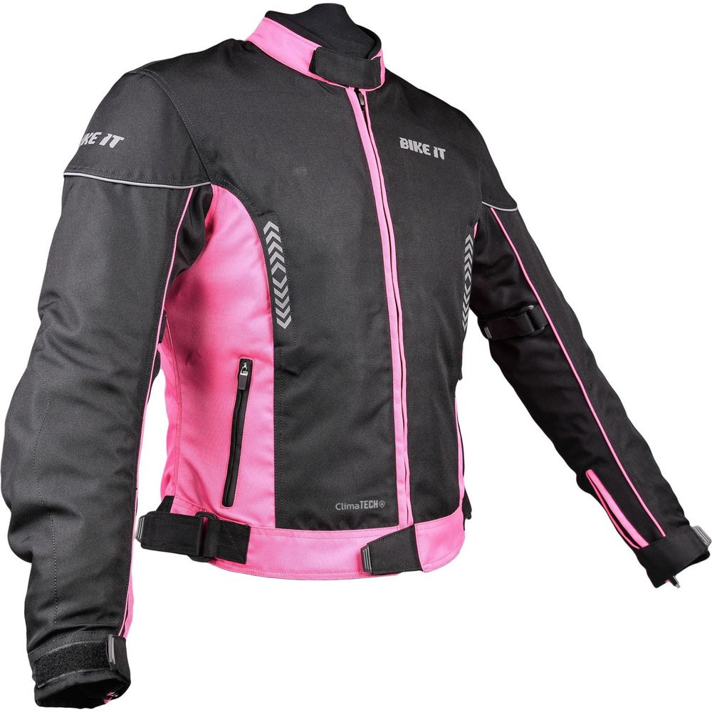 Bike It Insignia Ladies Motorcycle Jacket Pink