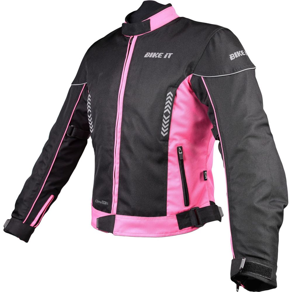 Bike It Insignia Ladies Motorcycle Jacket Pink