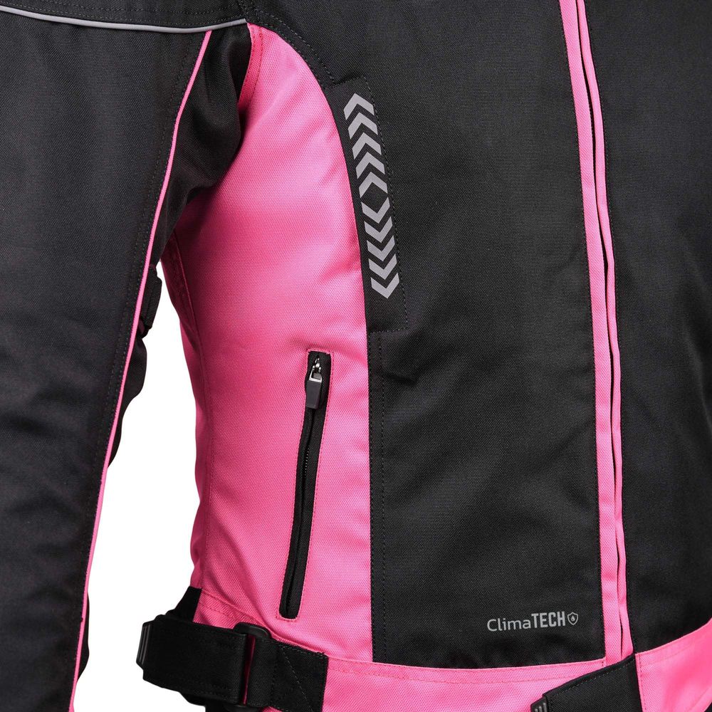 Bike It Insignia Ladies Motorcycle Jacket Pink