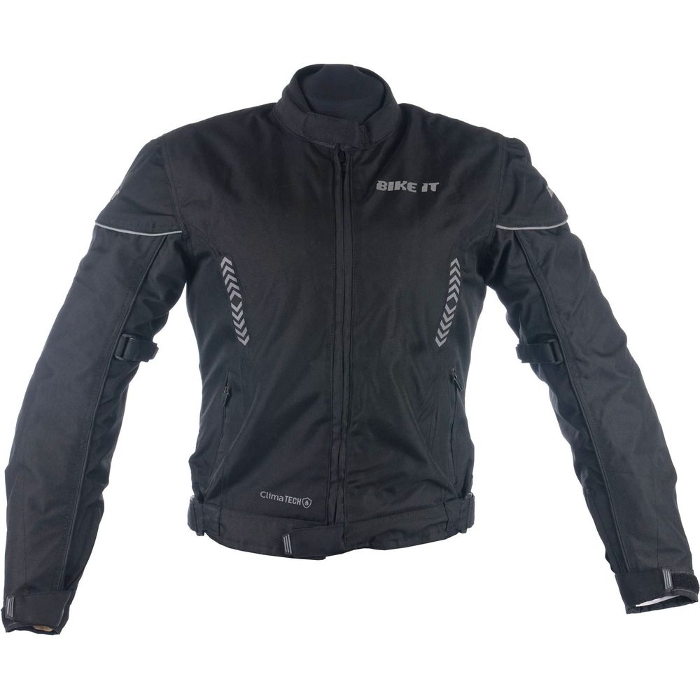 Bike It Insignia Ladies Motorcycle Jacket Black