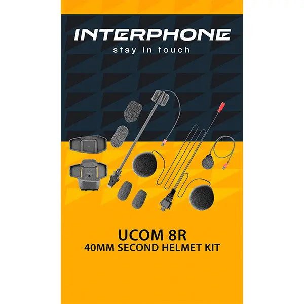 Interphone Audiokit 40mm Second Helmet For UCOM 8R FREE UK Delivery, FREE 365 Day Returns | Moto Central