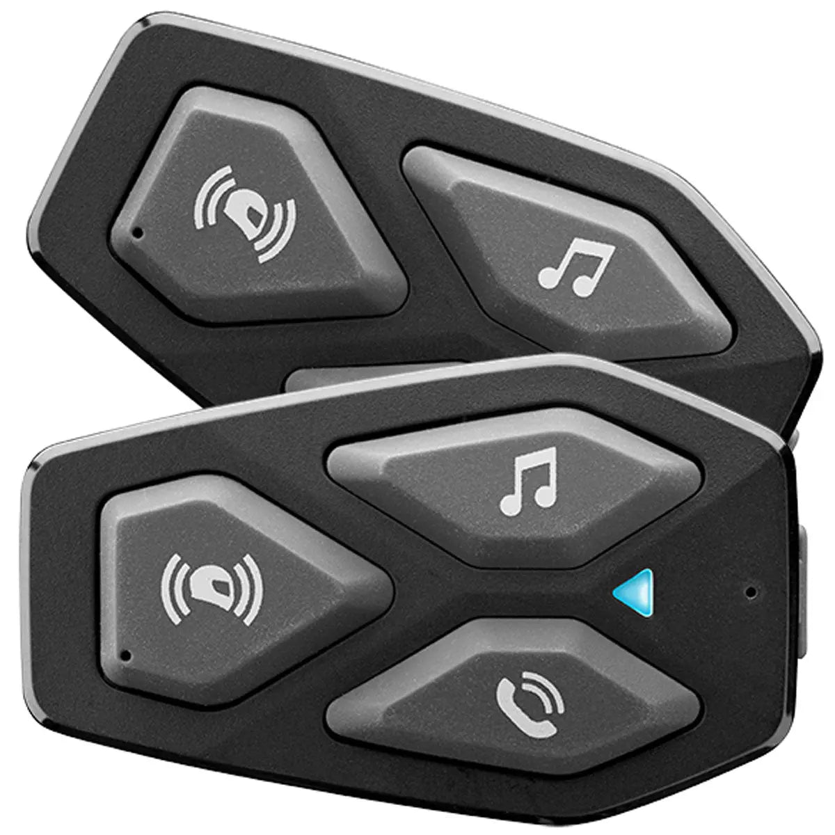 Interphone Ucom 3 Bluetooth Intercommunication System Black - Twin Pack - FREE UK Shipping, FREE 365 Day Returns | Moto Central