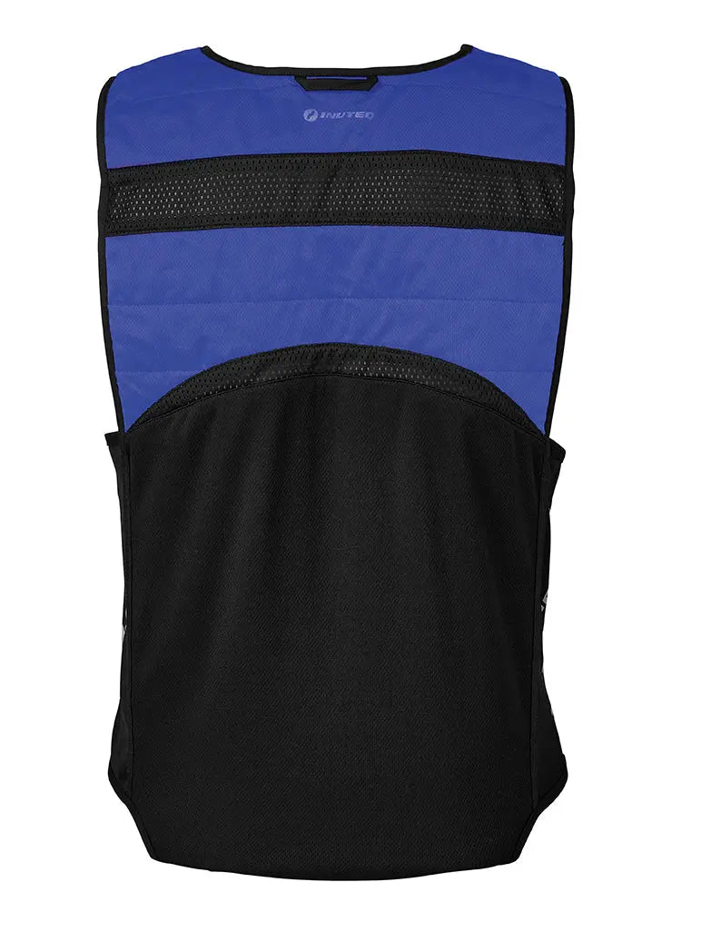 Inuteq Bodycool Pro-X Vest Black / Blue - FREE UK Shipping, FREE 365 Day Returns | Moto Central