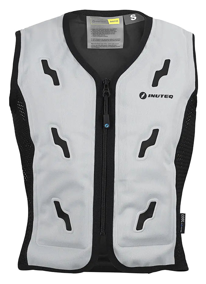 Inuteq Bodycool Smart-X Vest Silver / Grey - FREE UK Shipping, FREE 365 Day Returns | Moto Central