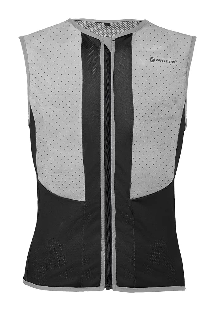 Inuteq Bodycool Xtreme Vest Black / Grey - FREE UK Shipping, FREE 365 Day Returns | Moto Central