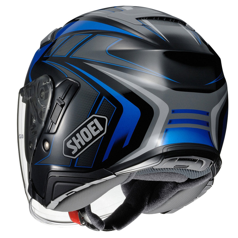 Shoei J-Cruise 2 Aglero TC2 Open Face Helmet Blue