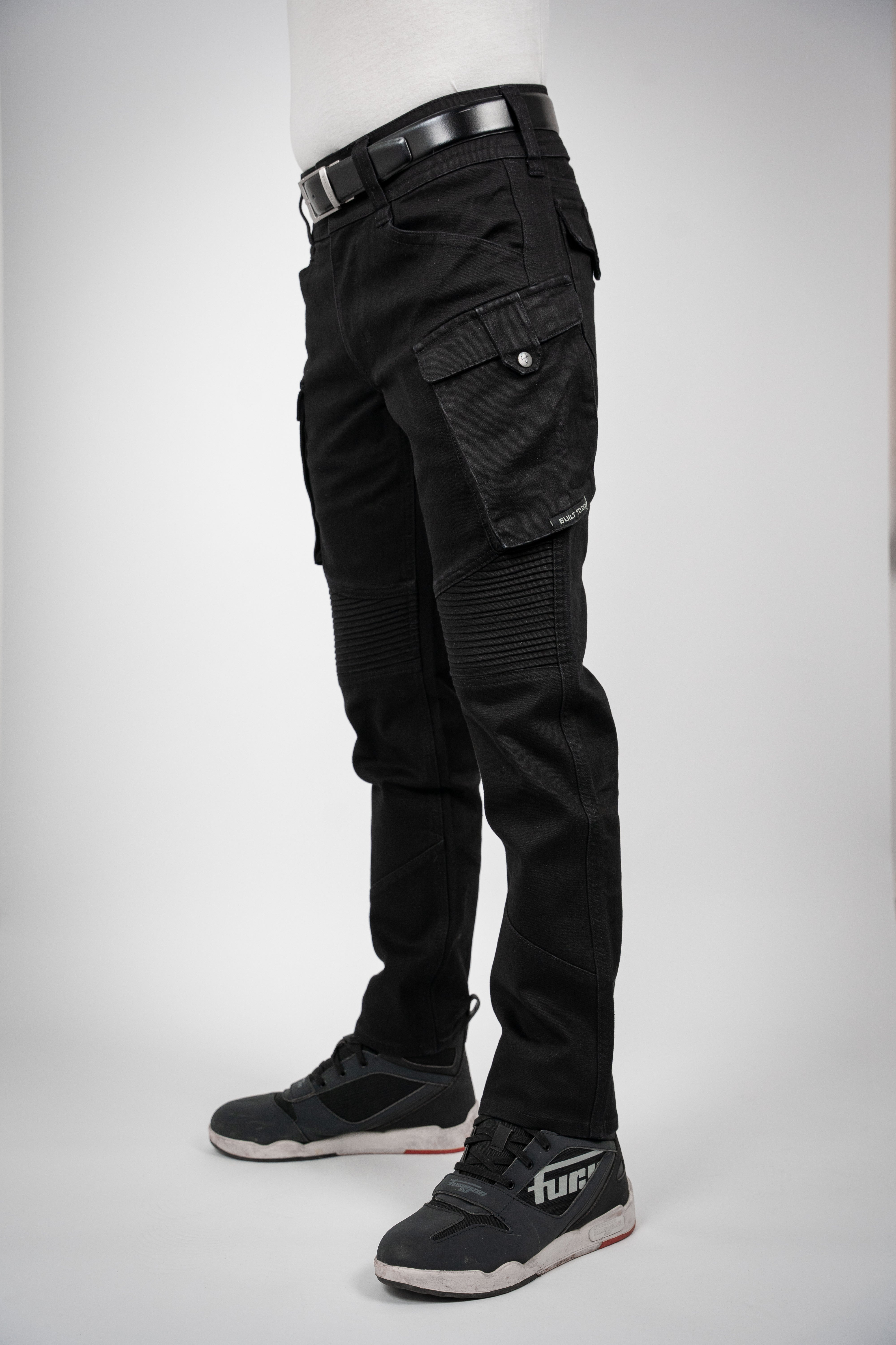 Bull-it Jackal Easy Fit Denim Jeans Black - FREE UK Shipping, FREE 365 Day Returns | Moto Central