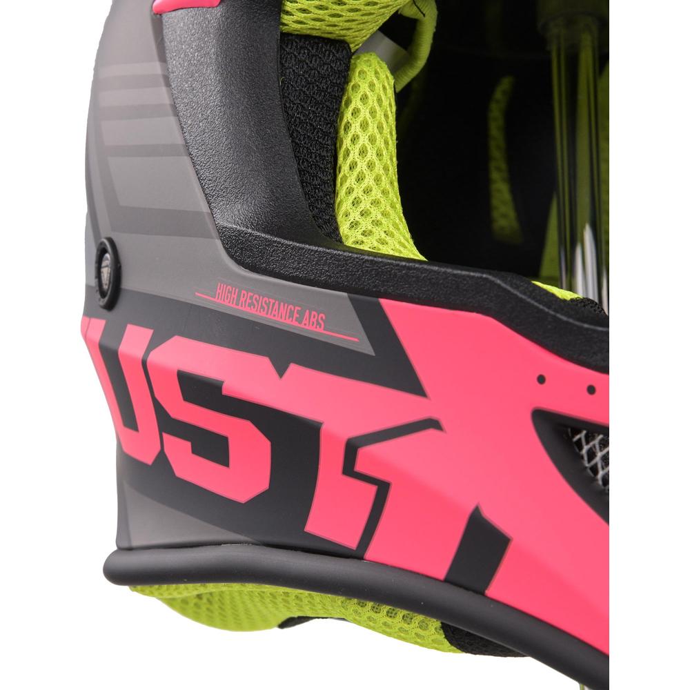 Just1 J38 MX Helmet Blade Matt Fluo Fuchsia / Black