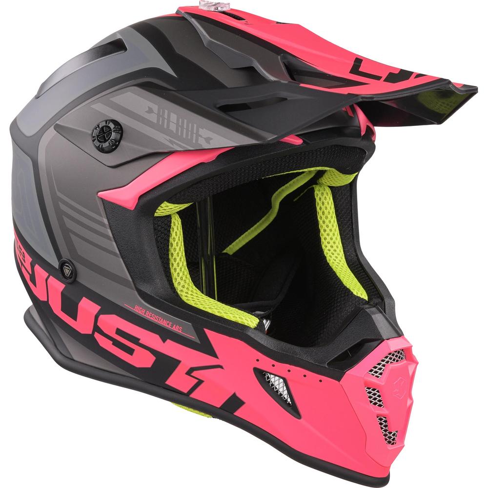 Just1 J38 MX Helmet Blade Matt Fluo Fuchsia / Black