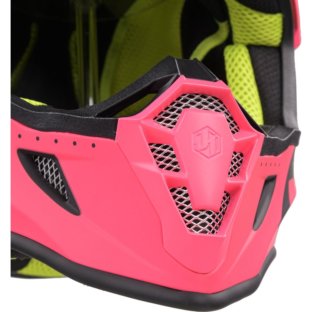 Just1 J38 MX Helmet Blade Matt Fluo Fuchsia / Black