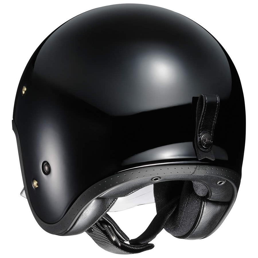 Shoei J.O Plain Open Face Helmet Black