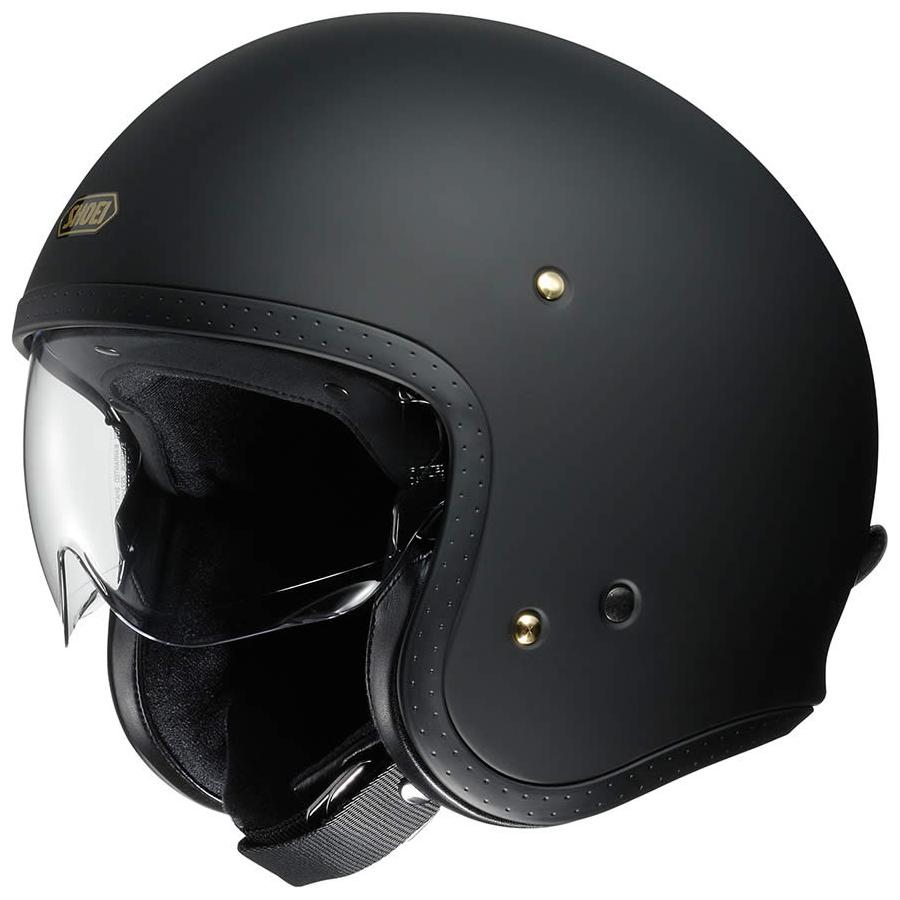 Shoei J.O Plain Open Face Helmet Matt Black