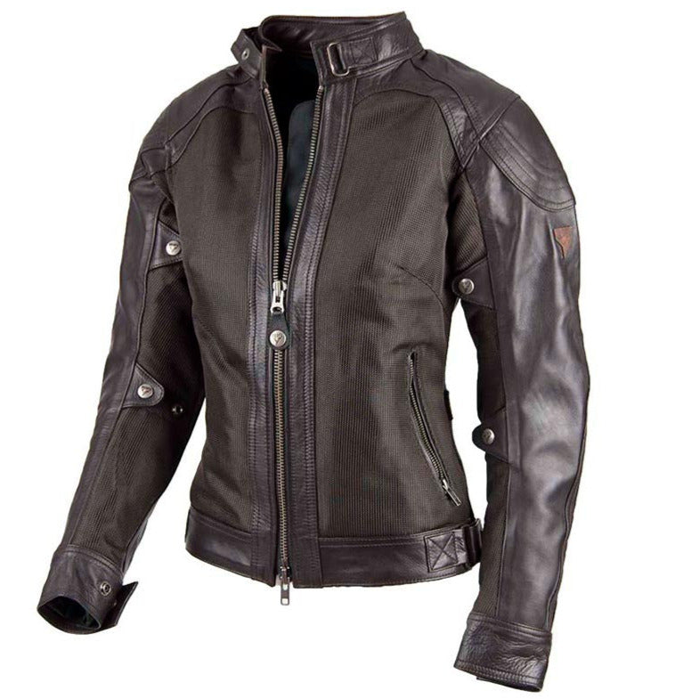 ByCity Sahara Ladies Leather Jacket Brown