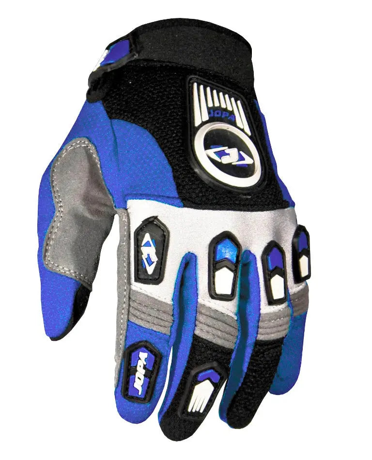 Jopa Legend Kids MX Gloves Black / Blue - FREE UK Shipping, FREE 365 Day Returns | Moto Central