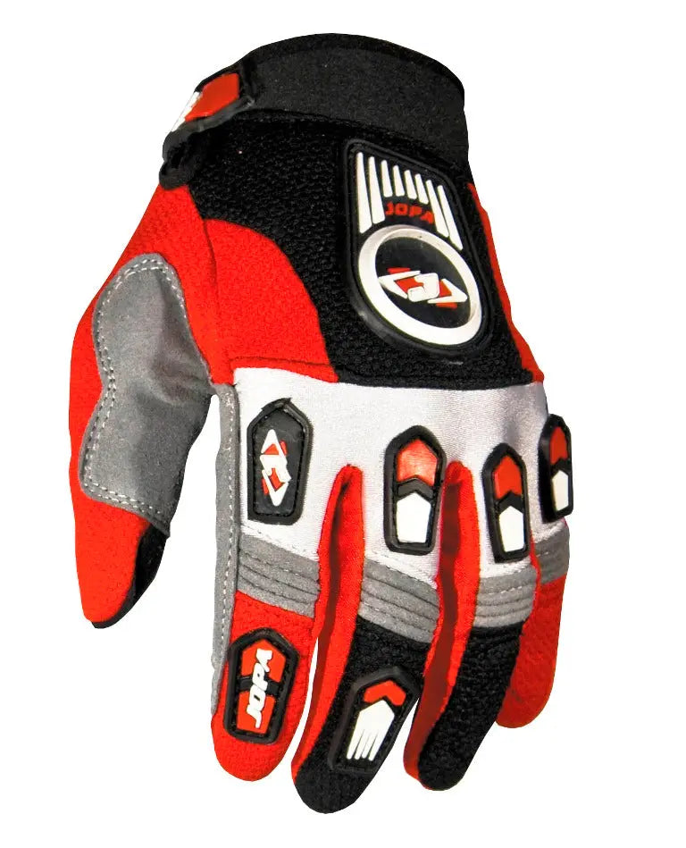 Jopa Legend Kids MX Gloves Black / Red - FREE UK Shipping, FREE 365 Day Returns | Moto Central