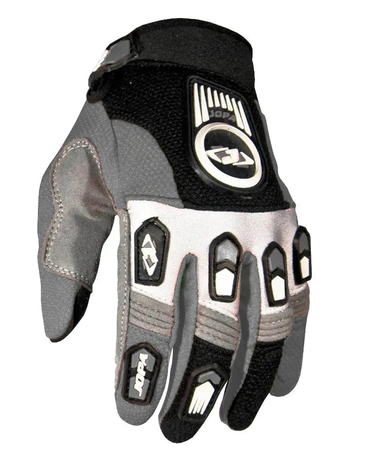 Jopa Legend Kids MX Gloves Black / White - FREE UK Shipping, FREE 365 Day Returns | Moto Central