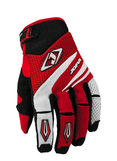 Jopa MX-4 Kids MX Gloves Black / Red - FREE UK Shipping, FREE 365 Day Returns | Moto Central