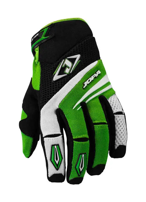 Jopa MX-4 MX Gloves Black / Green - FREE UK Shipping, FREE 365 Day Returns | Moto Central