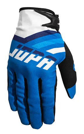 Jopa MX-8 MX Gloves Blue / White - FREE UK Shipping, FREE 365 Day Returns | Moto Central