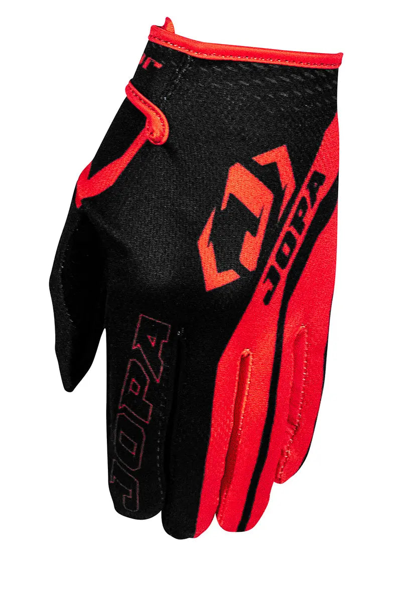 Jopa MX-9 MX Gloves Black / Red - FREE UK Shipping, FREE 365 Day Returns | Moto Central