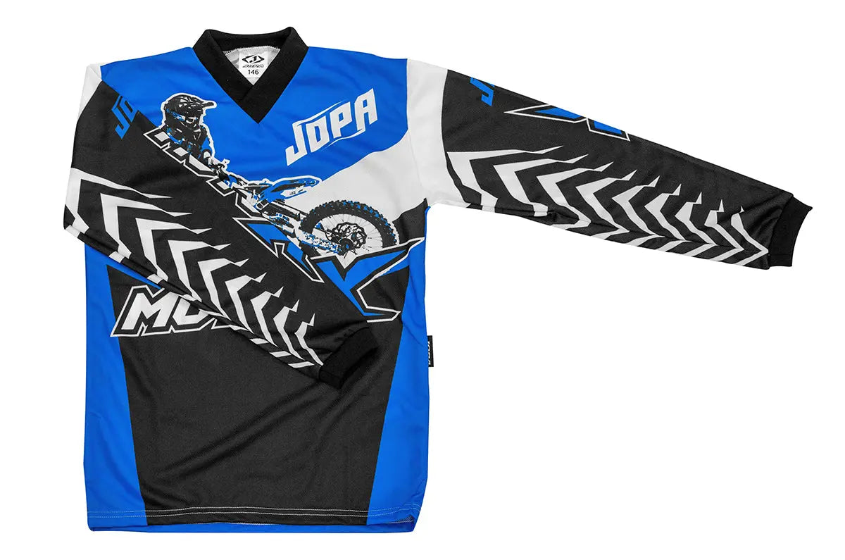 Jopa Moto-X-Baby MX Jersey Blue - FREE UK Shipping, FREE 365 Day Returns | Moto Central