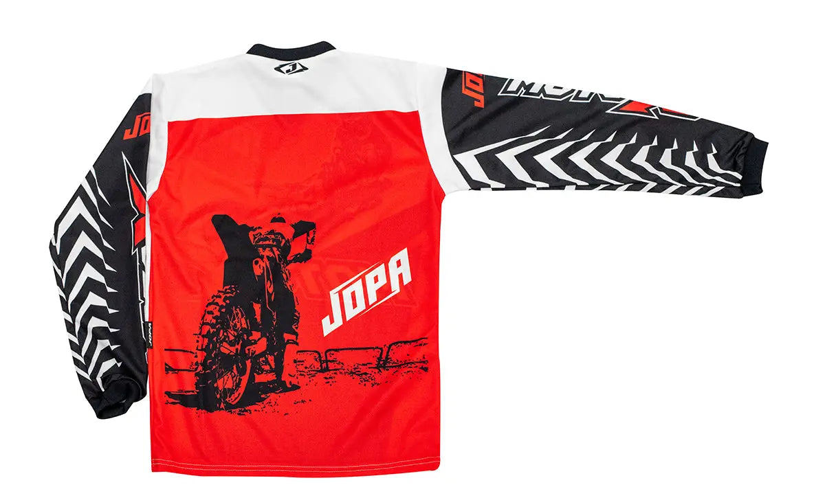 Jopa Moto-X-Baby MX Jersey Red - FREE UK Shipping, FREE 365 Day Returns | Moto Central