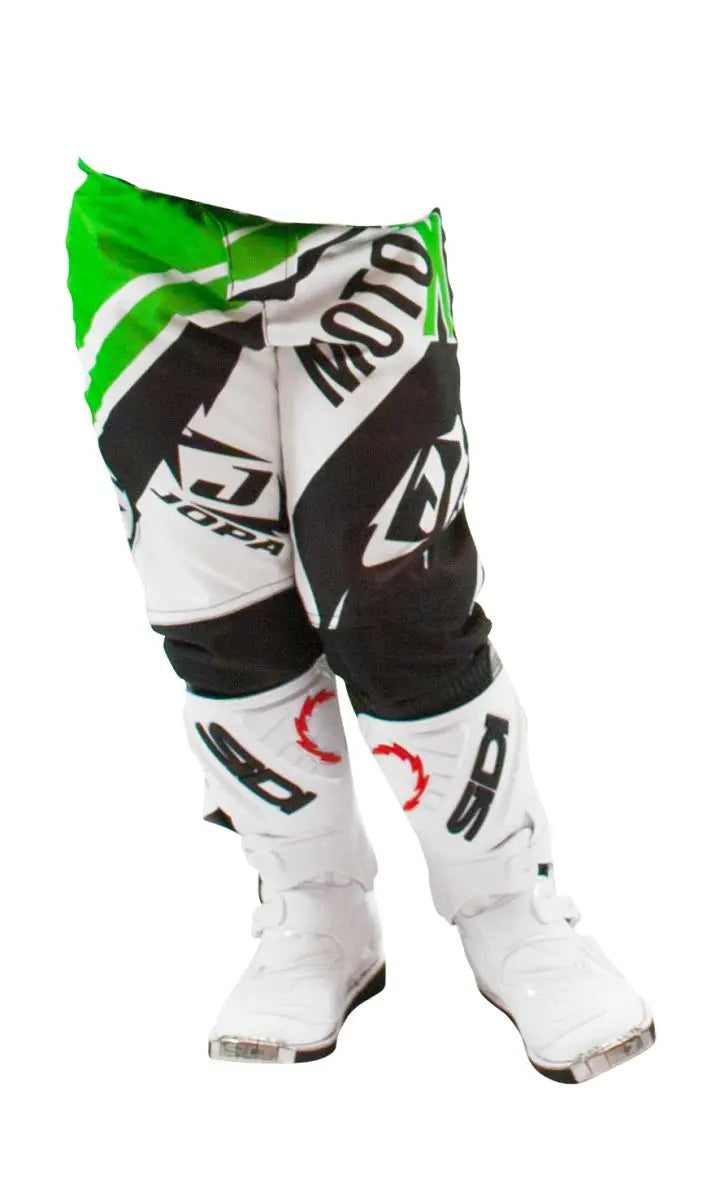 Jopa Moto-X Baby MX Trouser Green - FREE UK Shipping, FREE 365 Day Returns | Moto Central