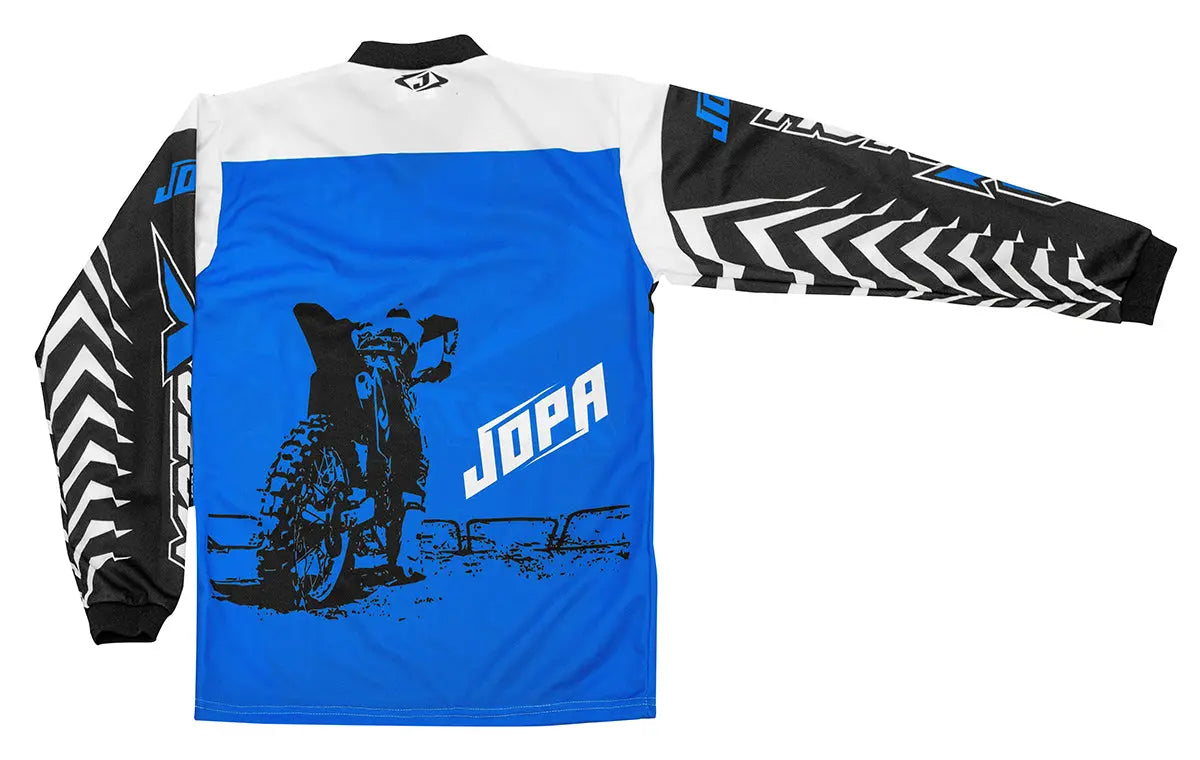 Jopa Moto-X-Kids MX Jersey Blue - FREE UK Shipping, FREE 365 Day Returns | Moto Central