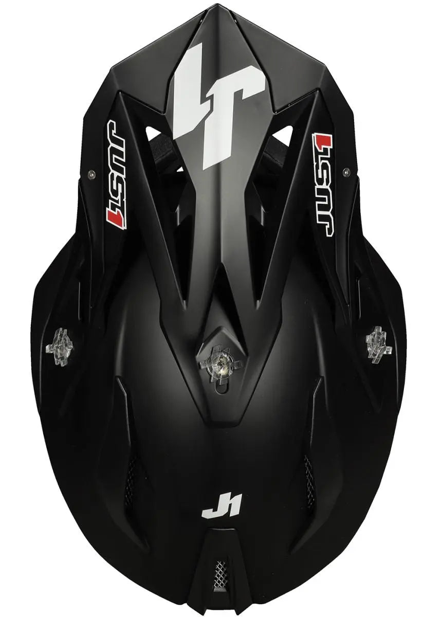 Just1 J18-F Motocross Helmet Solid Matt Black - FREE UK Shipping, FREE 365 Day Returns | Moto Central