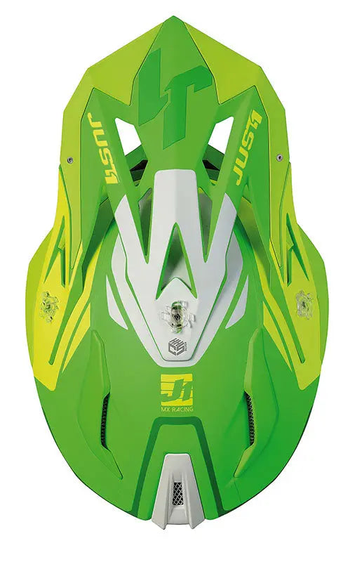 Just1 J18 MIPS Motocross Helmet Pulsar Fluo Lime Green - FREE UK Shipping, FREE 365 Day Returns | Moto Central