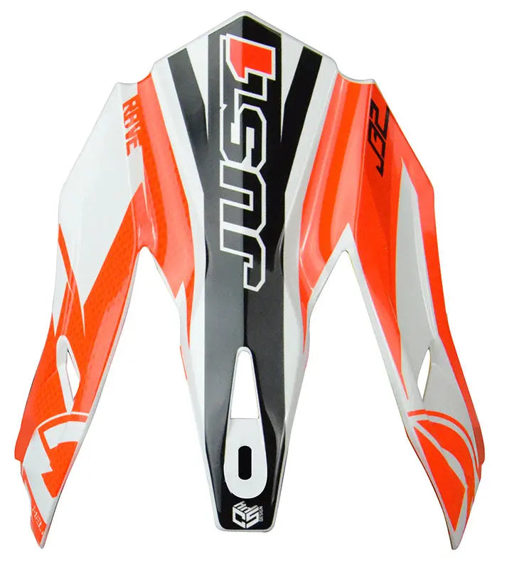 Just1 J32 Pro Rave Peak Black / Orange - FREE UK Shipping, FREE 365 Day Returns | Moto Central