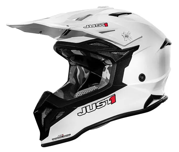 Just1 J39 Adventure Helmet Solid White - FREE UK Shipping, FREE 365 Day Returns | Moto Central