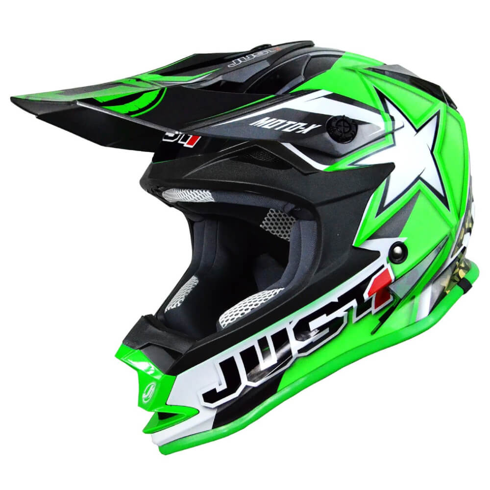 Just1 J32 Moto X ACU Gold Kids MX Green