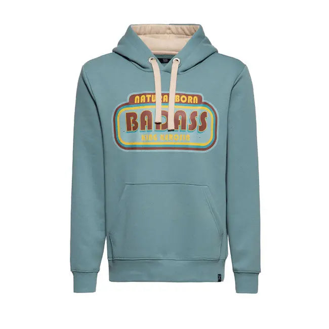 King Kerosin Bad Ass Hoodie Lake Green  - FREE UK Shipping, FREE 365 Day Returns | Moto Central